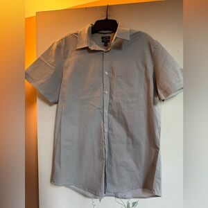 Men’s Apt. 9 Gray slim fit Casual Button Down Shirt